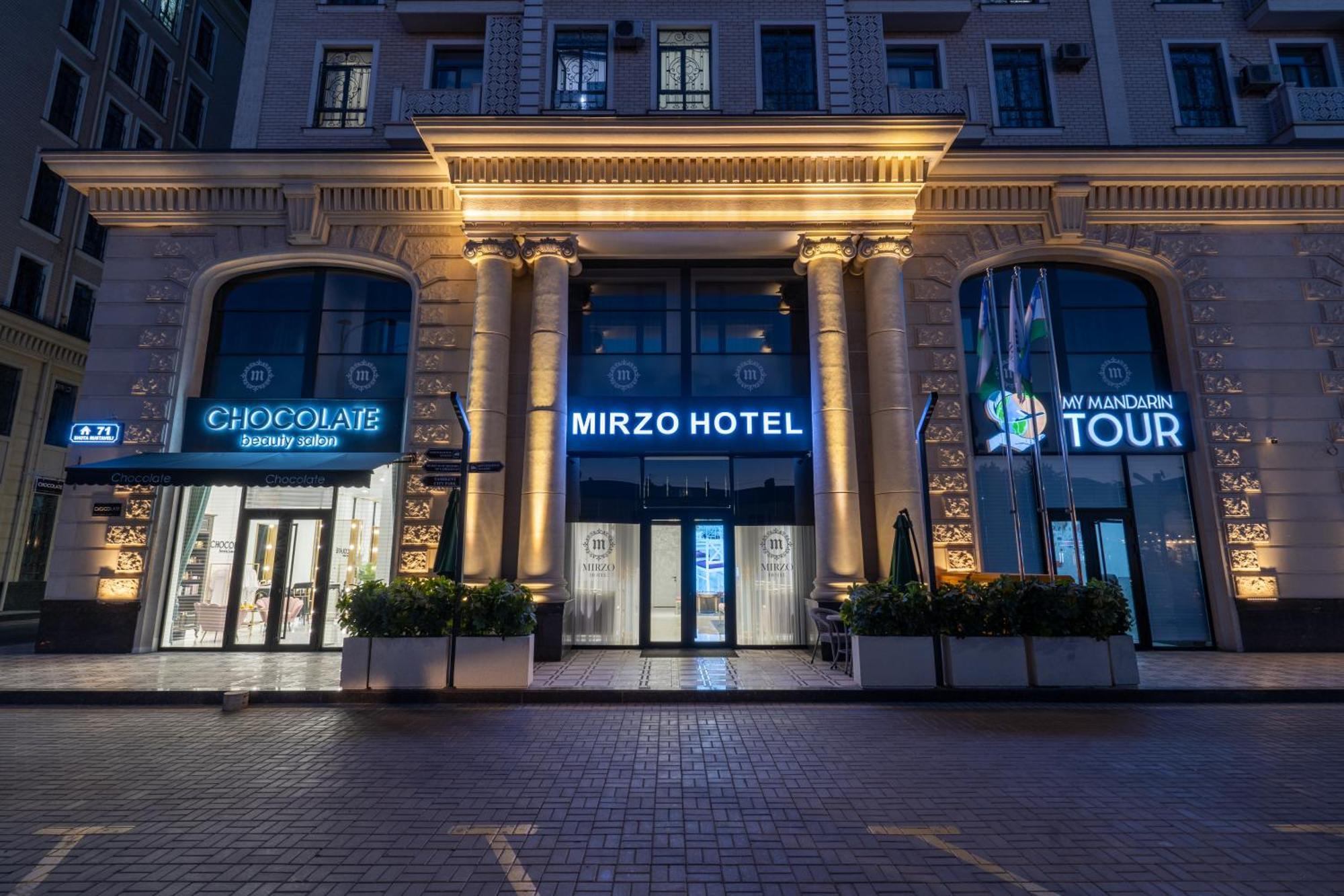 Mirzo Hotel Tasken Kültér fotó